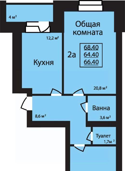 квартира г Тамбов ул имени С.И. Савостьянова 3 фото 1