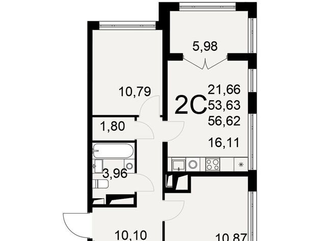 р-н Привокзальный дом 2 ЖК «Сегодня» секц. 1, стр. 73 фото