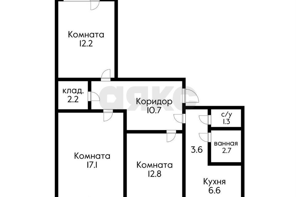 квартира г Краснодар р-н Карасунский ул Уральская 172 городской округ Краснодар фото 1