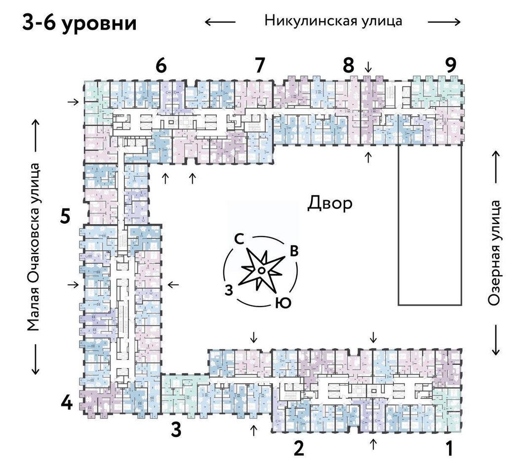 квартира г Москва ул Озёрная 42 Московская область фото 2