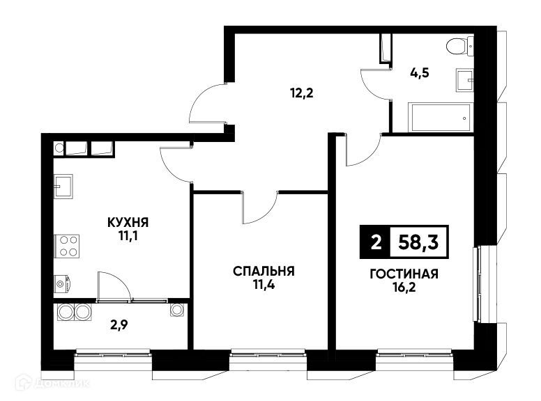 квартира г Ставрополь р-н Промышленный городской округ Ставрополь, 35-й фото 1