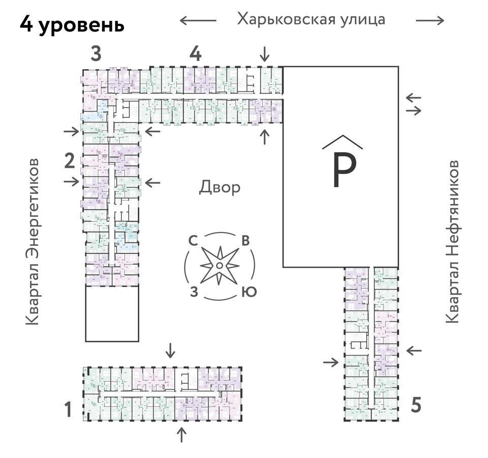 квартира г Тюмень р-н Ленинский ул Харьковская 72б ЖК «Сердце Сибири» Ленинский административный округ фото 11