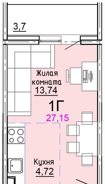 квартира городской округ Солнечногорск д Голубое б-р Парковый 3к/2 фото 19