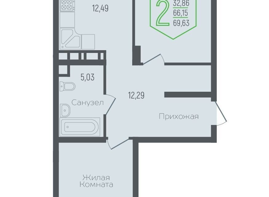 квартира г Краснодар р-н Центральный муниципальное образование Краснодар, Строящееся здание фото 1