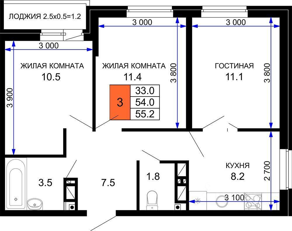 квартира г Краснодар р-н Прикубанский ул им. лётчика Позднякова 2/8 ЖК «Дыхание» фото 1