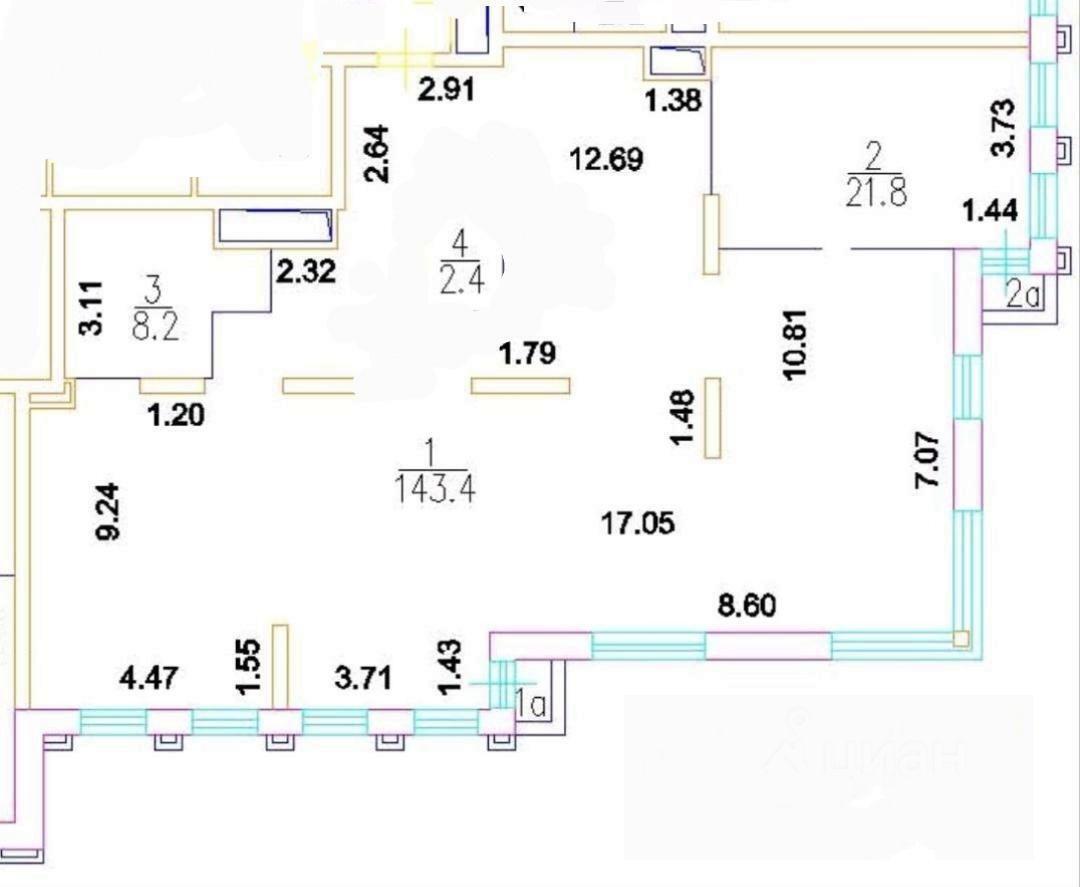 квартира г Москва ул Авиационная 77 Московская область фото 3