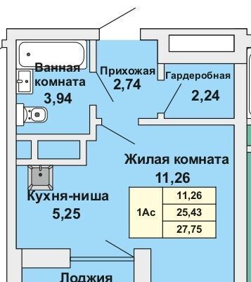 квартира г Набережные Челны р-н Автозаводский пр-кт Абдурахмана Абсалямова жилые дома фото 12