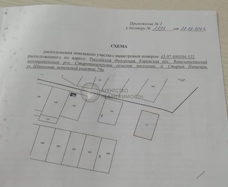 земля р-н Вятскополянский д Старый Пинигерь ул Школьная 77 Старопинигерское сельское поселение фото 6