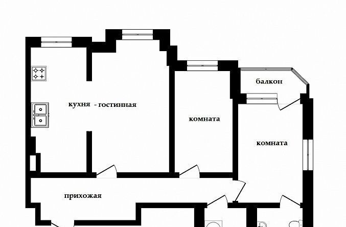 квартира г Тюмень р-н Центральный ул Максима Горького 68к/1 фото 2