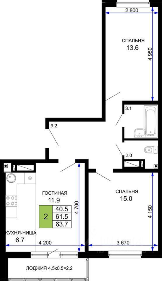 квартира г Краснодар р-н Прикубанский ул Понтийская фото 1