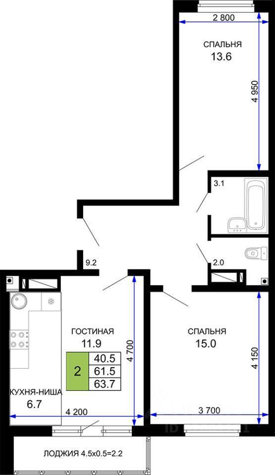 квартира г Краснодар р-н Прикубанский ул Понтийская фото 1