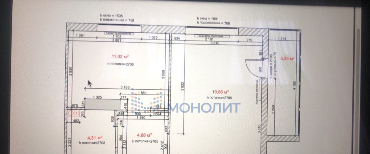 квартира г Нижний Новгород Горьковская ул Деловая 22 фото 4