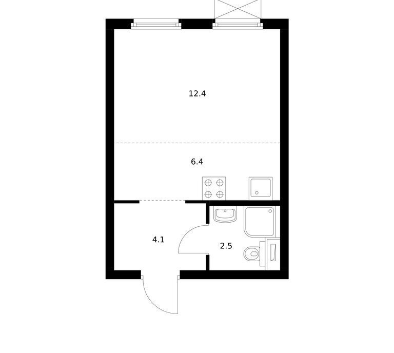 квартира г Москва метро Бутырская СВАО Бутырский ЖК Руставели 14 к 2. 5 фото 1