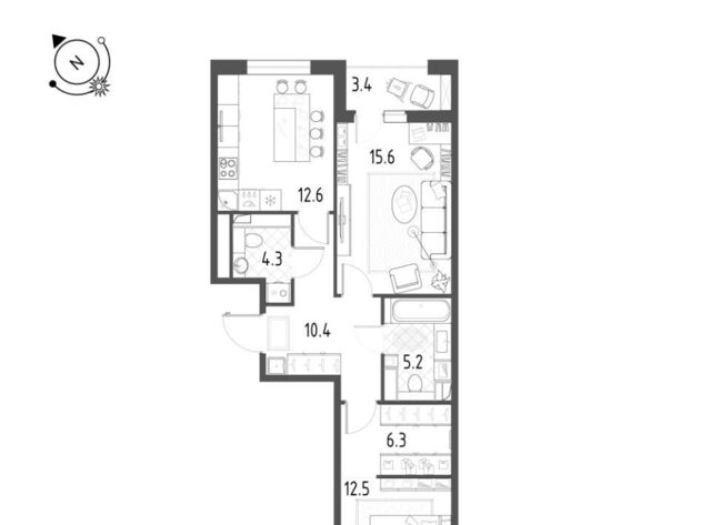 р-н Кировский дом 1 фото