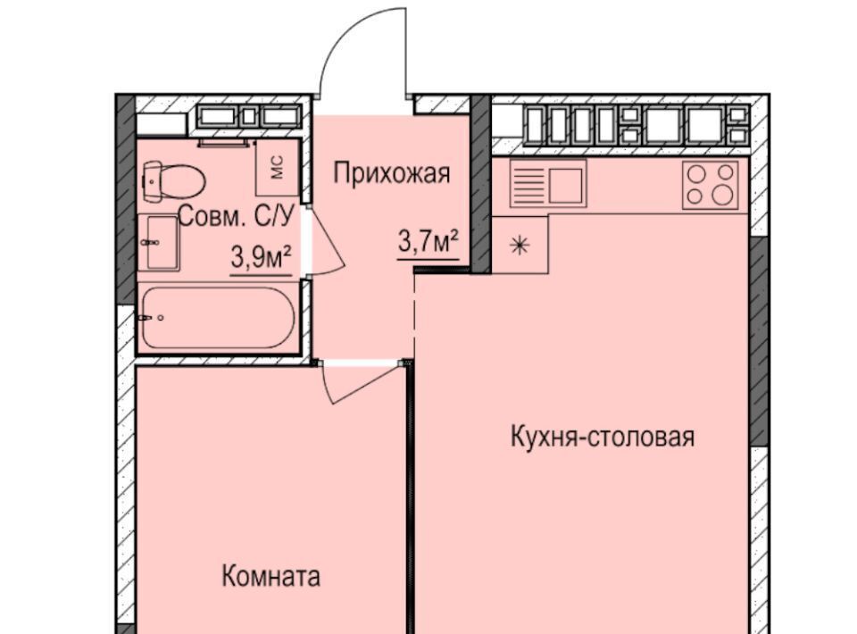 квартира г Ижевск р-н Индустриальный Буммаш ЖК «Покровский» жилрайон фото 1