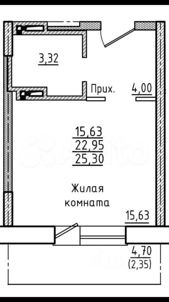 квартира г Новосибирск р-н Ленинский ул Волховская 33 фото 2