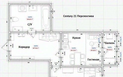 квартира г Люберцы микрорайон Зенино ЖК Самолет мкр, ул. Вертолетная, 40, Некрасовка фото 2