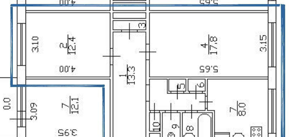 квартира г Санкт-Петербург метро Гражданский Проспект пр-кт Культуры 22к/1 округ № 15 фото 18