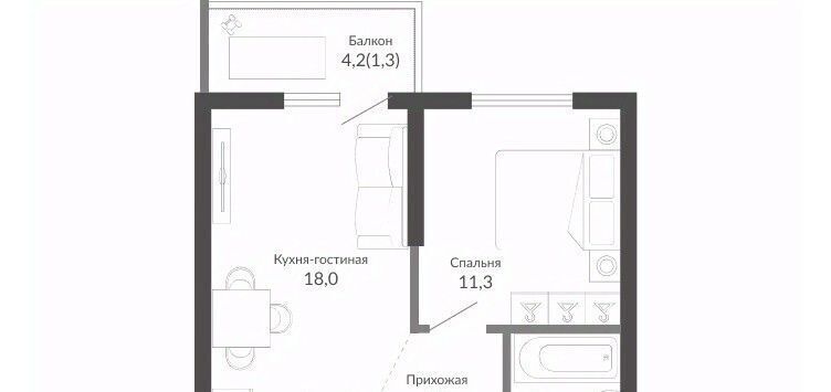 квартира г Новороссийск р-н Центральный ЖК Облака 2 фото 1