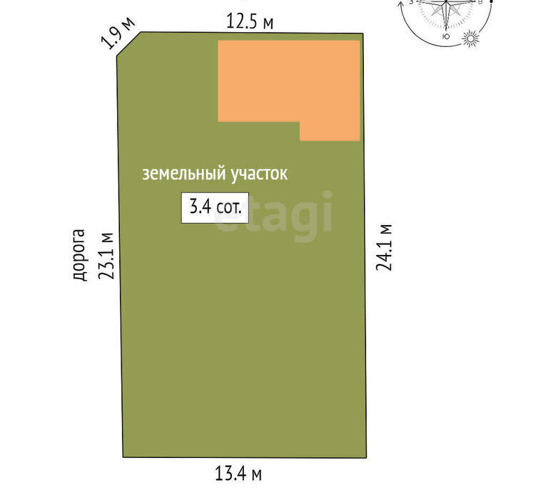 дом г Челябинск р-н Калининский снт Любитель-3 фото 21