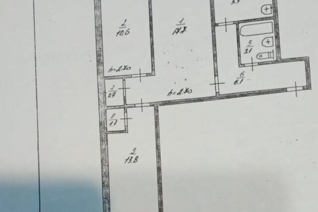 квартира ул Ломоносова 3а муниципальное образование Мирный фото