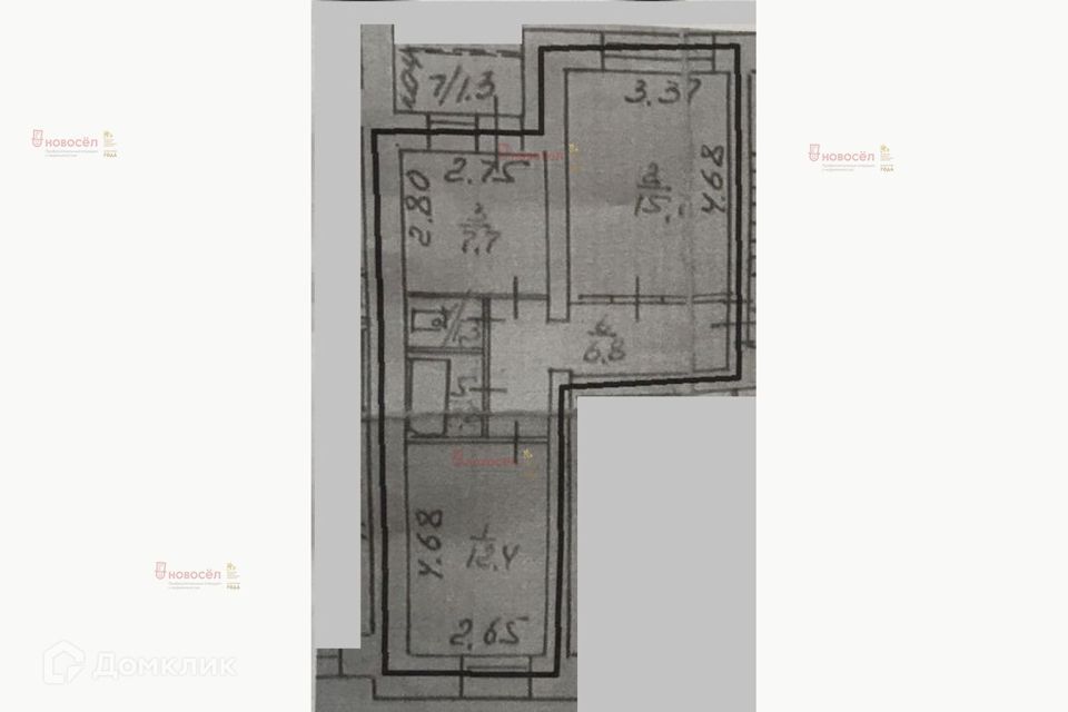 квартира р-н Невьянский п Калиново ул Советская 36 фото 1