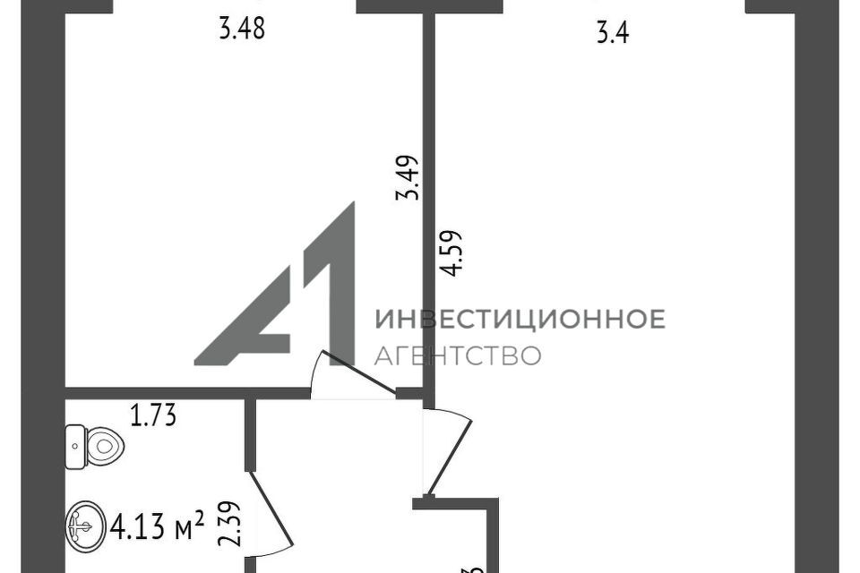 квартира р-н Тюменский д Дударева ул Тюменская 3 фото 3