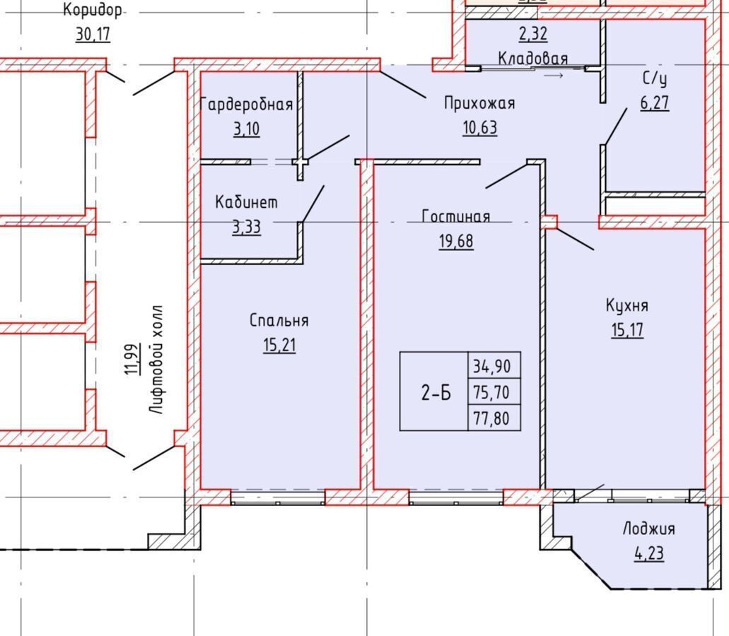 квартира г Грозный ул. Нурсултана Абишевича Назарбаева, 12 фото 3