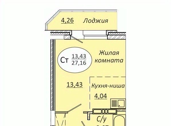 квартира г Новосибирск Золотая Нива ул 2-я Воинская 51 фото 1