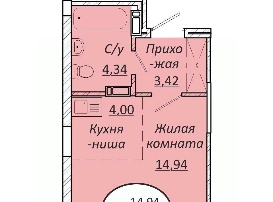 квартира г Новосибирск р-н Октябрьский Октябрьская фото 1