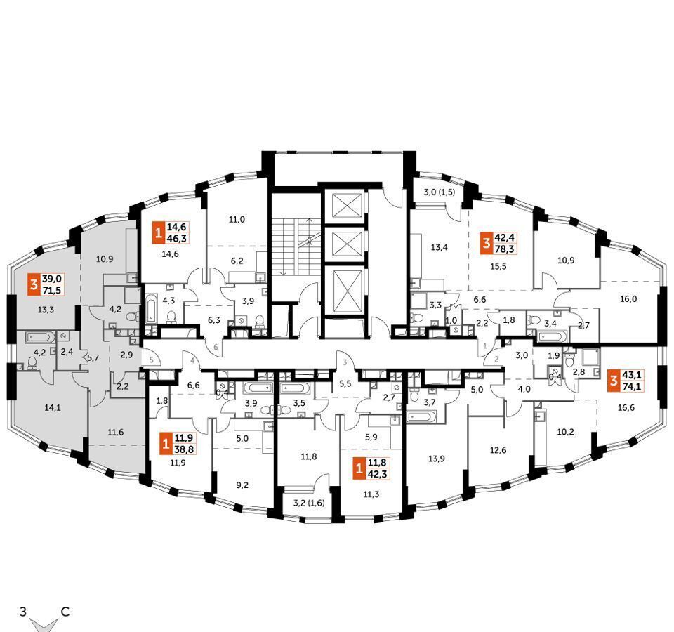 квартира г Москва метро Нагатинская ш Варшавское 37 корп. 4 фото 2