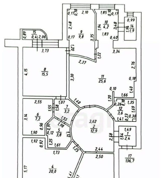 квартира г Казань Суконная слобода ул Достоевского 78 фото 25