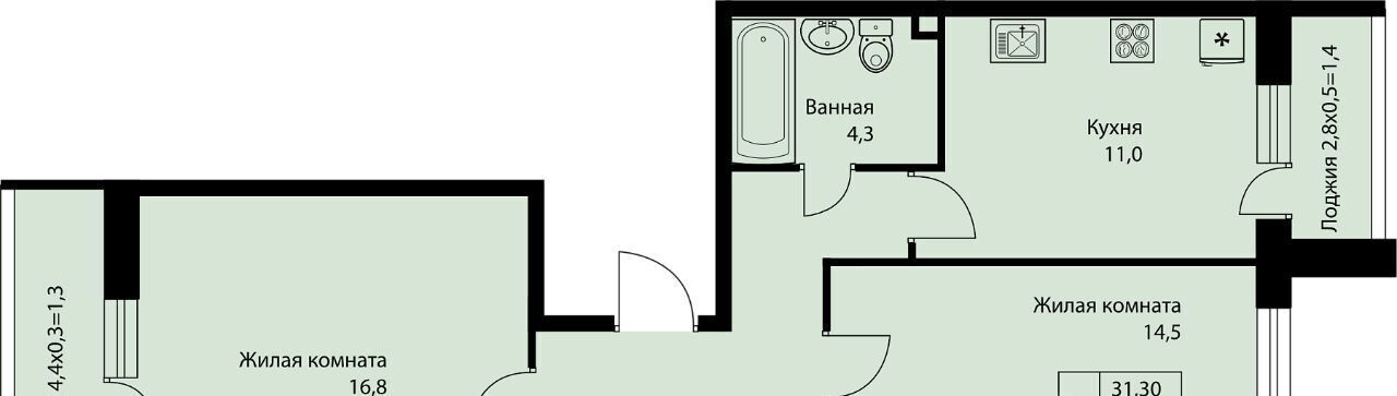 квартира г Краснодар п свх Прогресс п Березовый р-н Прикубанский ЖК Прогресс муниципальное образование фото 1