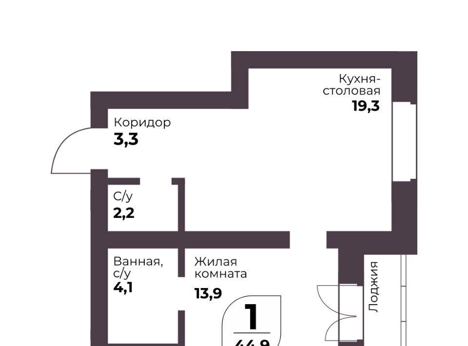 квартира р-н Сосновский п Терема Кременкульское с/пос, Голос Л-Таун жилой комплекс фото 1