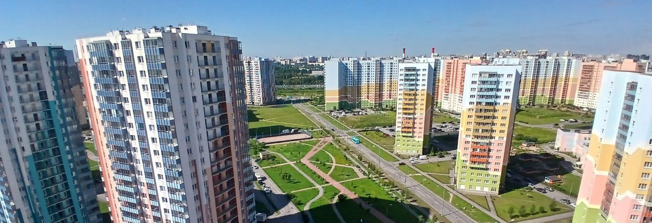 квартира г Санкт-Петербург метро Девяткино дор Муринская 64 ЖК «Новая Охта» округ Полюстрово фото 34