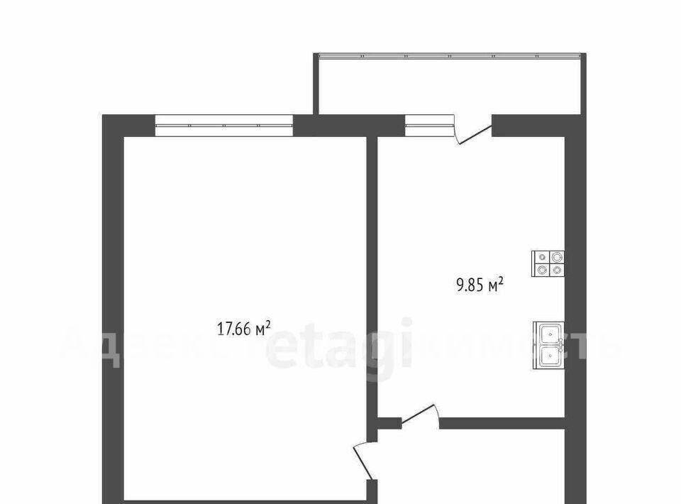 квартира г Тюмень р-н Калининский ул Московский тракт 87к/1 фото 14