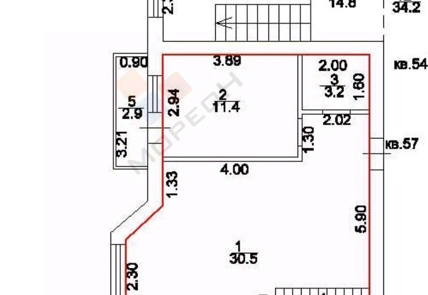 квартира г Краснодар р-н Прикубанский ул им. Ивана Рослого 18к/1 фото 15