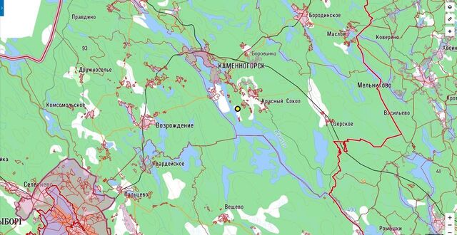 земля Трасса Скандинавия, 104 км, Каменногорское городское поселение, Каменногорск фото