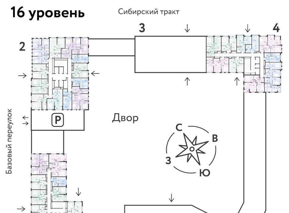 квартира г Екатеринбург р-н Октябрьский микрорайон Сибирский Ботаническая ЖК «Сибирский сад» сад фото 2