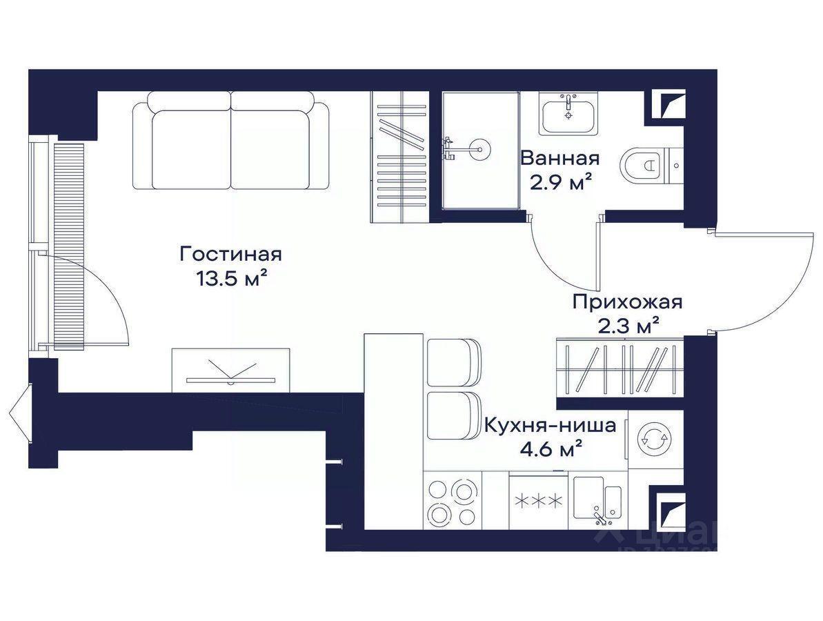 квартира г Москва ул Мнёвники Московская область фото 1