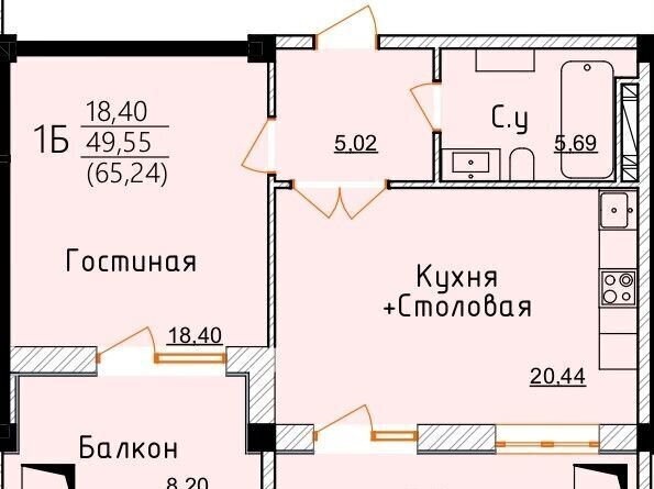 квартира ул Графа Воронцова 78 блок-секция А-2 фото