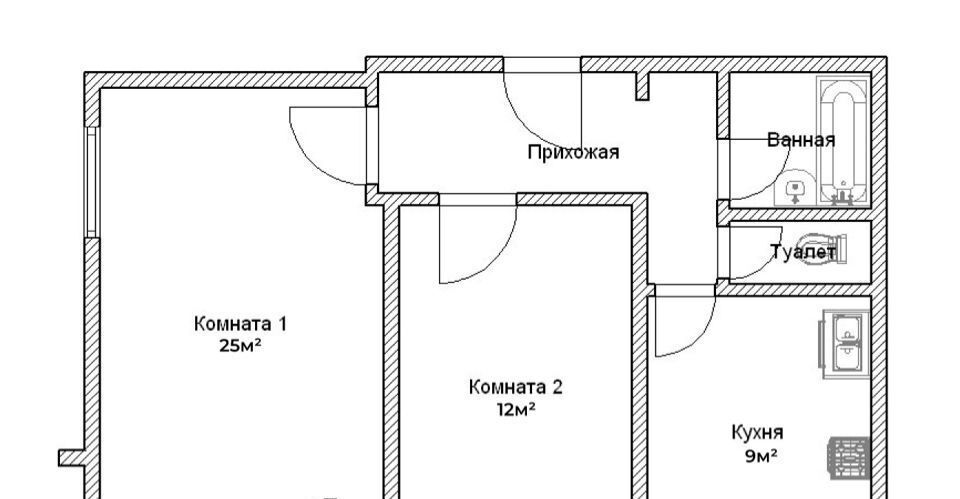 квартира г Челябинск р-н Курчатовский ул Ворошилова 6б фото 7