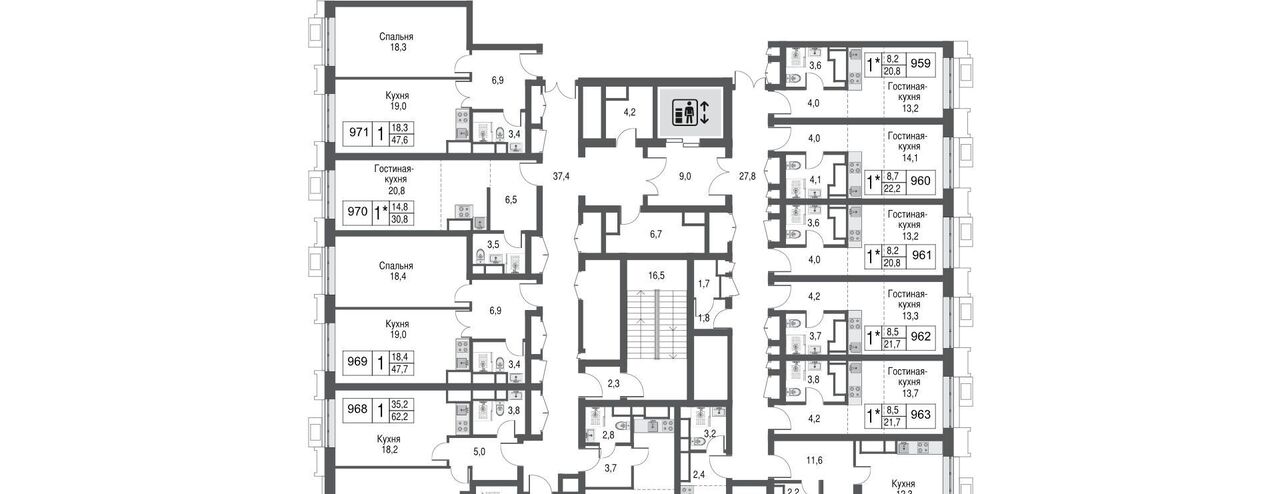 квартира г Москва метро Свиблово проезд Серебрякова 11/13к 1 фото 2