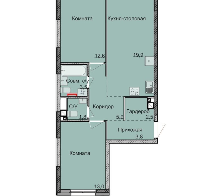 квартира г Ижевск р-н Ленинский Строитель Машиностроитель 5-й микрорайон фото 1