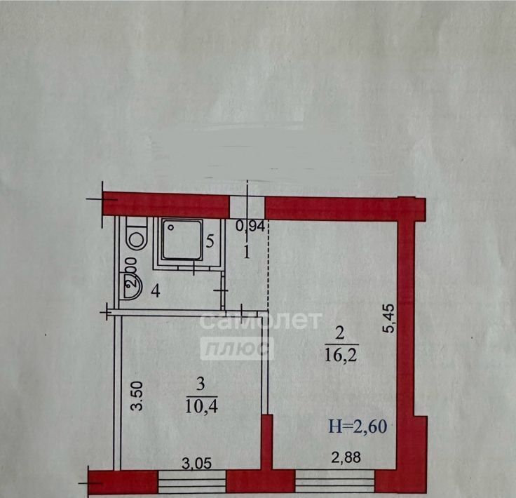 квартира г Волгоград р-н Центральный ул им. Скосырева 1бк/2 фото 2