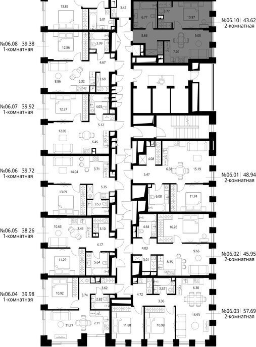 квартира г Москва метро Трикотажная ш Волоколамское 95/1к 7 ЖК City Bay муниципальный округ Покровское-Стрешнево фото 3