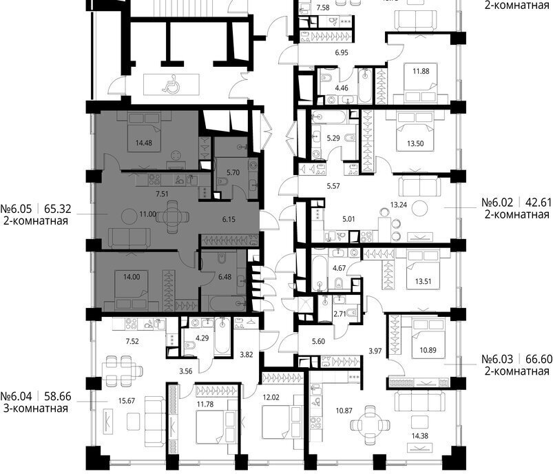 квартира г Москва метро Трикотажная ш Волоколамское 95/1к 5 ЖК City Bay муниципальный округ Покровское-Стрешнево фото 3