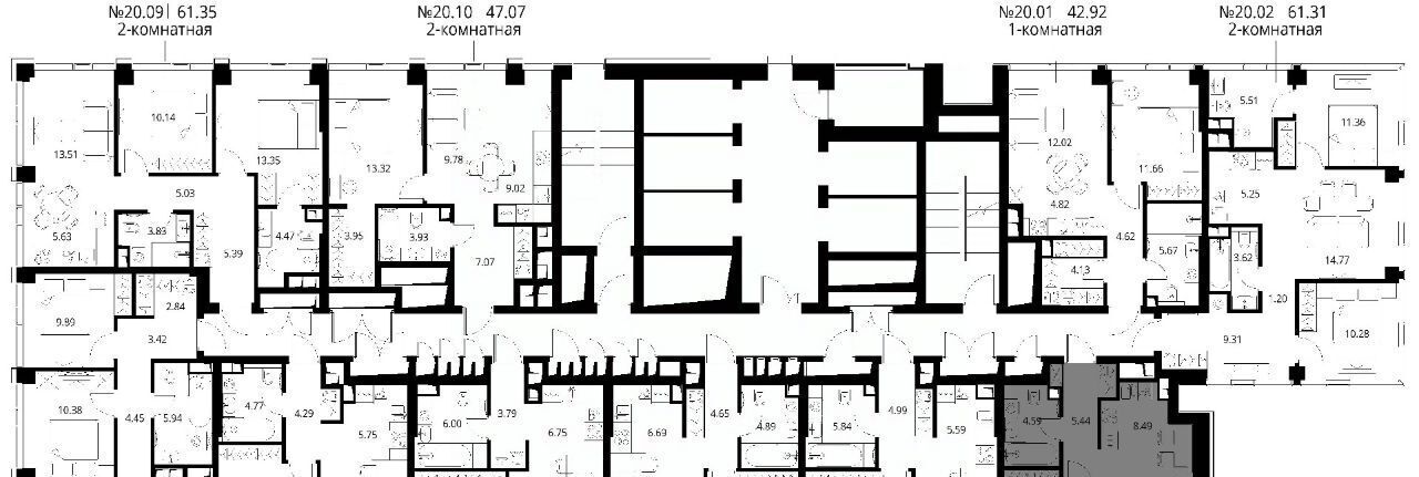 квартира г Москва метро Трикотажная ш Волоколамское 95/1к 1 ЖК City Bay муниципальный округ Покровское-Стрешнево фото 2