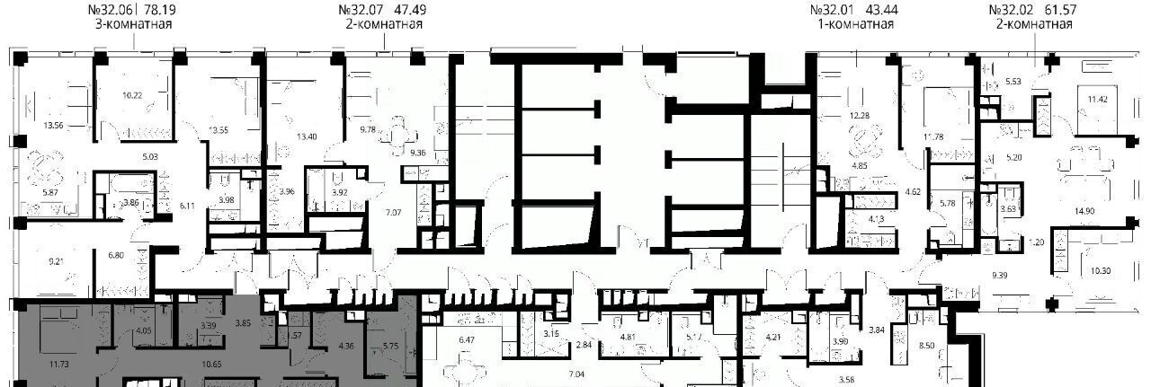 квартира г Москва метро Трикотажная ш Волоколамское 95/1к 1 ЖК City Bay муниципальный округ Покровское-Стрешнево фото 2