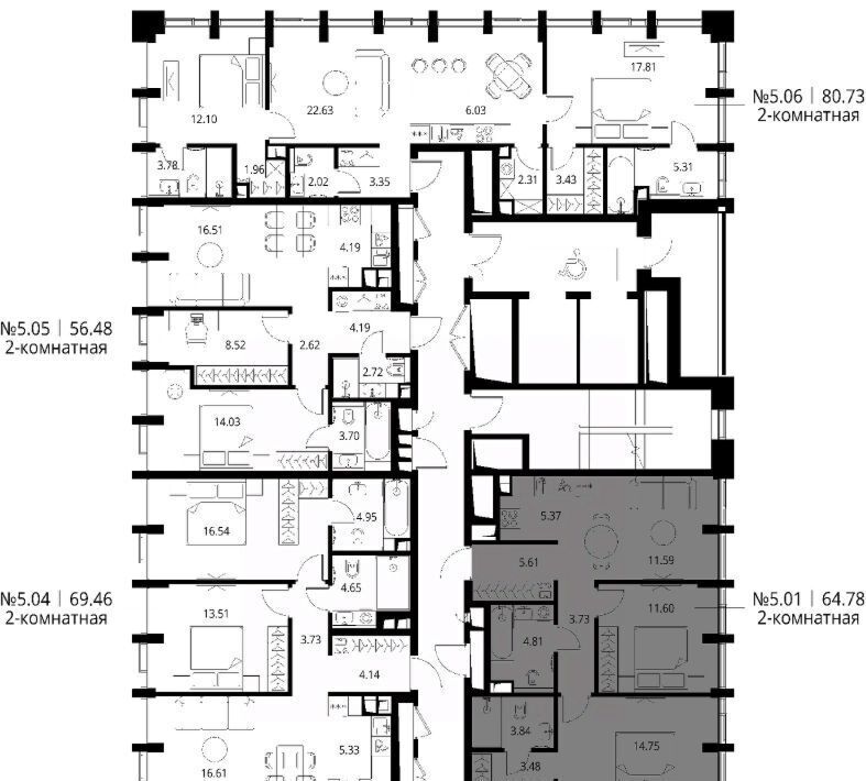 квартира г Москва метро Трикотажная ш Волоколамское 95/1к 4 ЖК City Bay муниципальный округ Покровское-Стрешнево фото 2